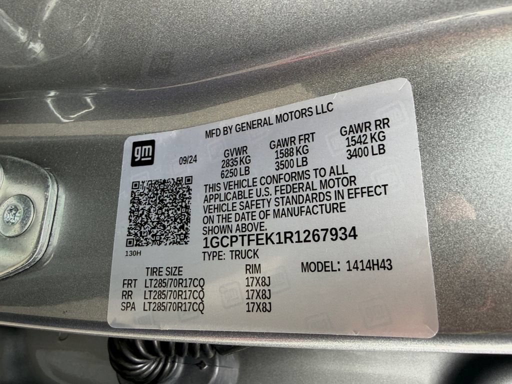 2024 Chevrolet Colorado ZR2