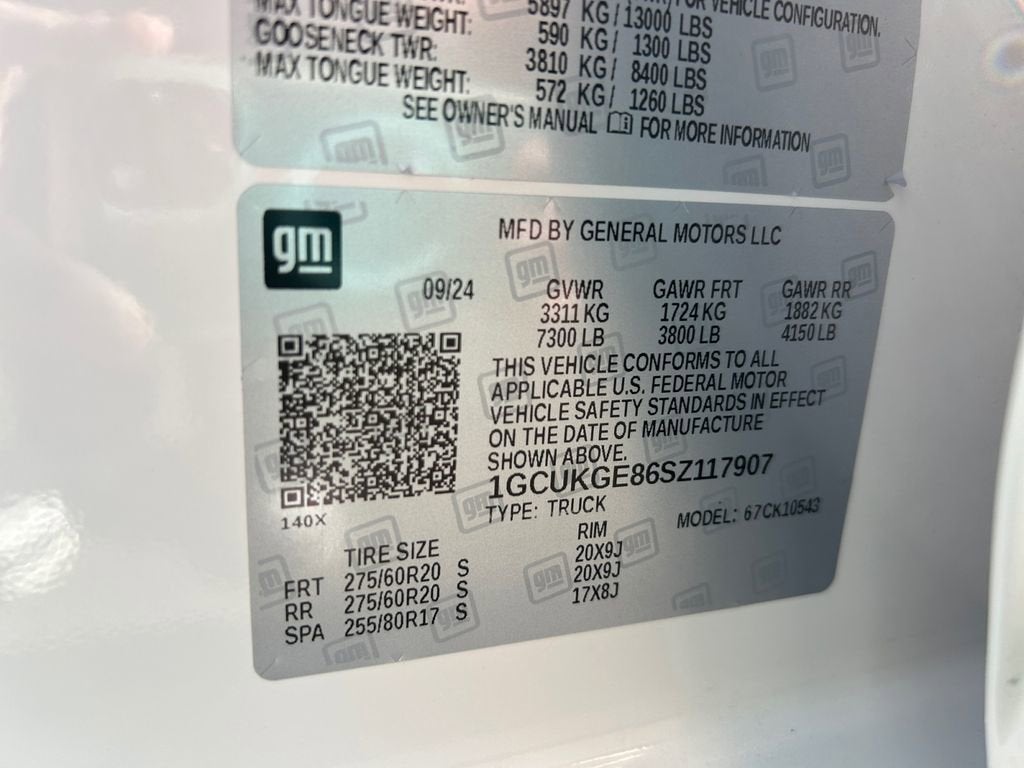 2025 Chevrolet Silverado 1500 LTZ