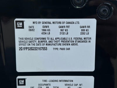 2002 Chevrolet Camaro Z28