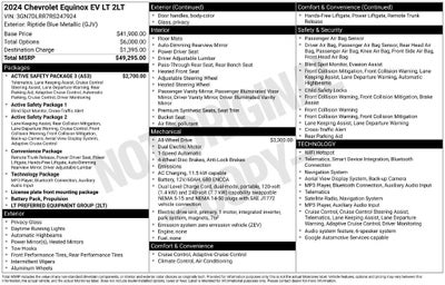 2024 Chevrolet Equinox EV 2LT