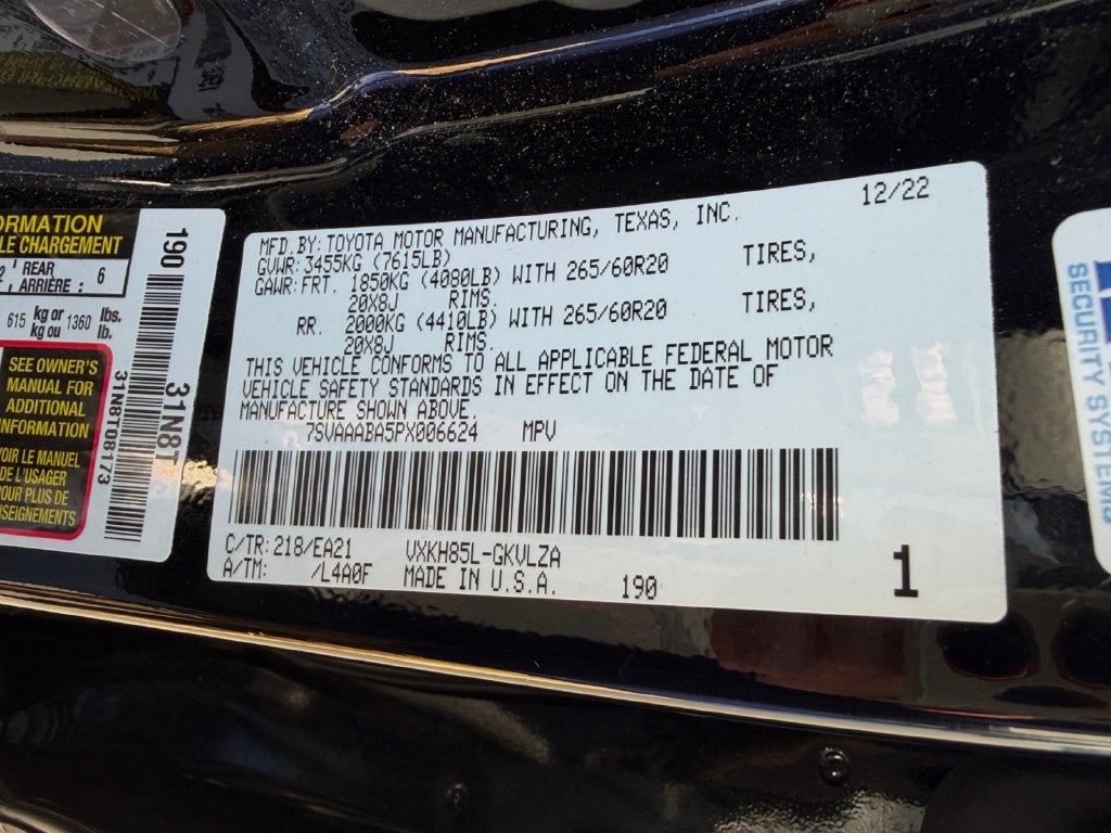 2023 Toyota Sequoia SR5