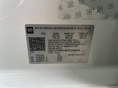 2022 Chevrolet Silverado 1500 LTD High Country