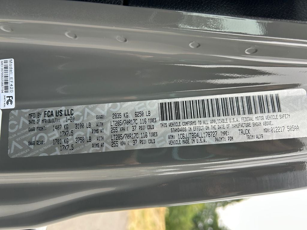 2020 Jeep Gladiator Rubicon