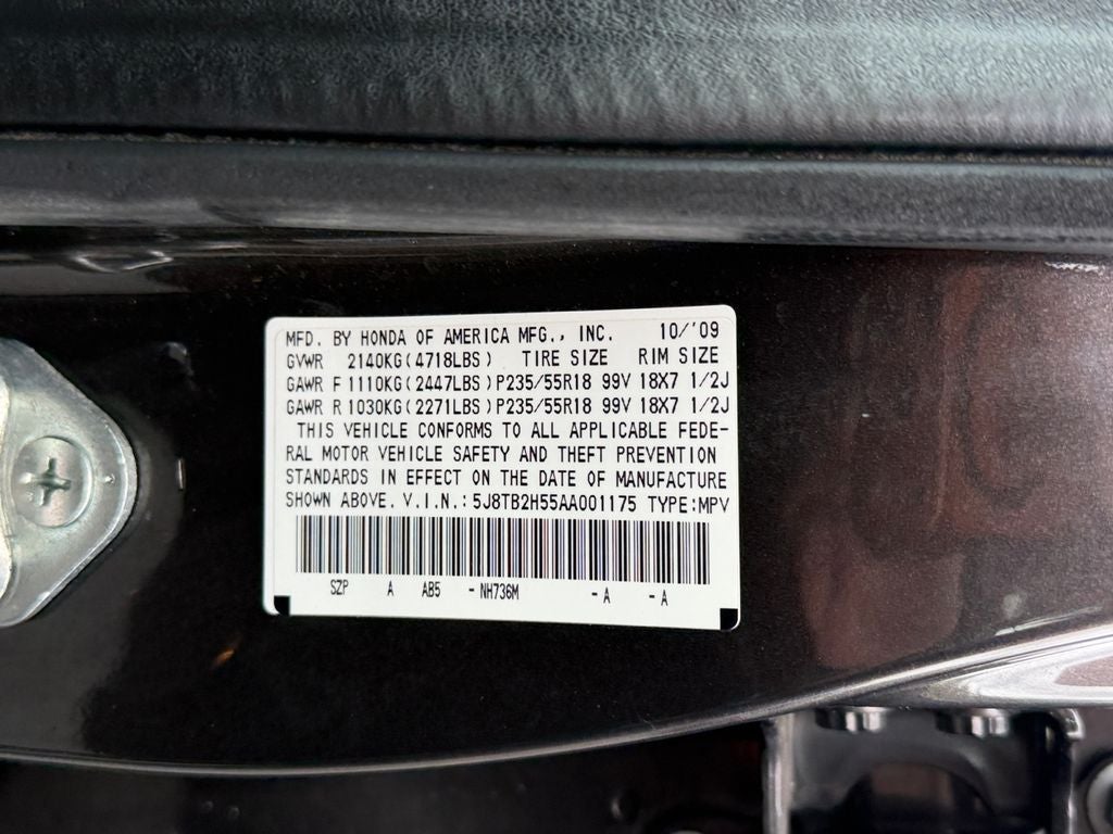 2010 Acura RDX Technology Package