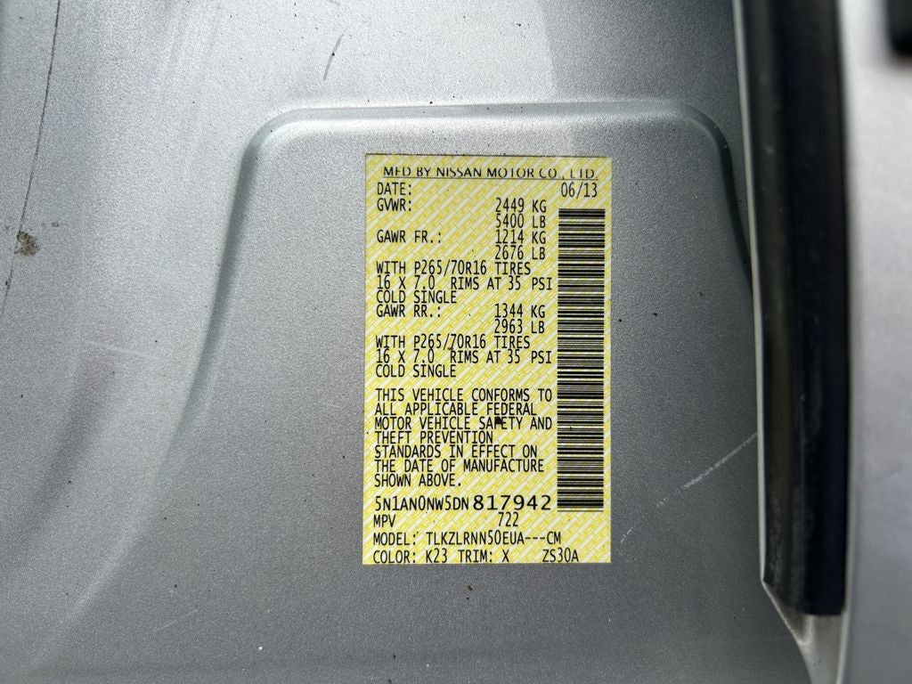 2013 Nissan Xterra S
