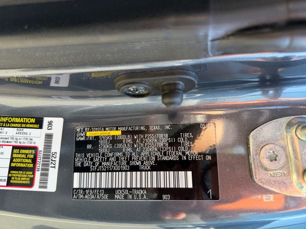 2007 Toyota Tundra Base
