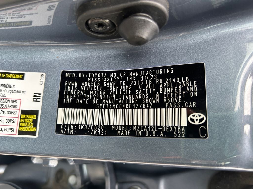 2024 Toyota Corolla XSE