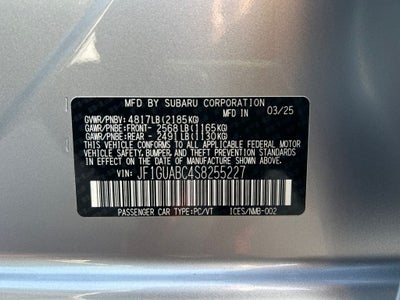 2025 Subaru Impreza Base