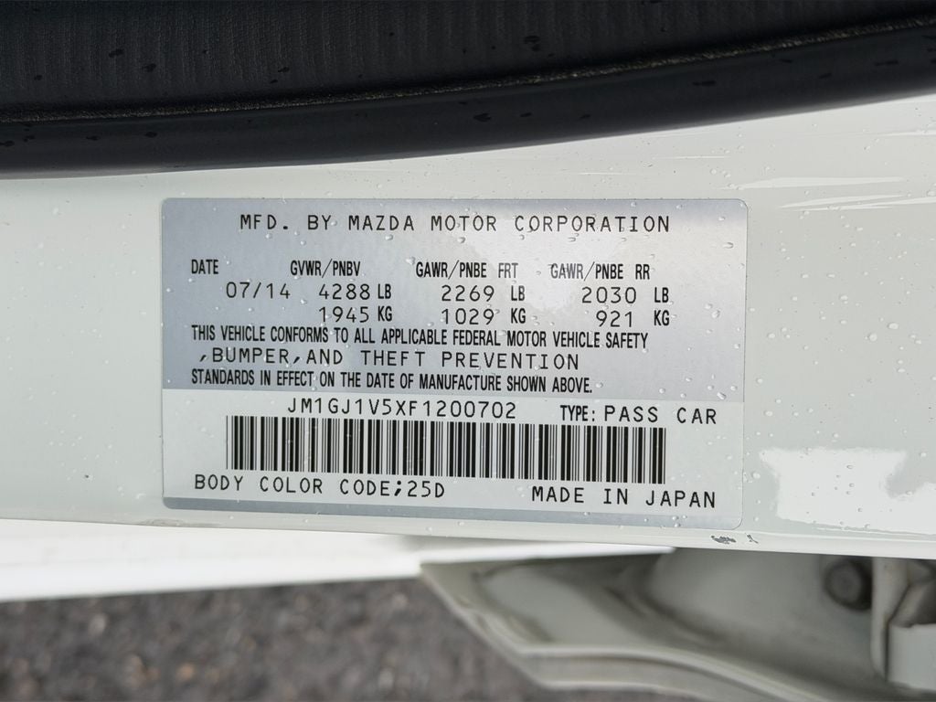 2015 Mazda Mazda6 i Touring