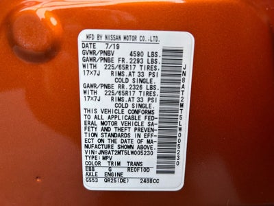 2020 Nissan Rogue SV