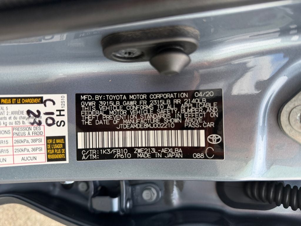 2021 Toyota Corolla Hybrid LE