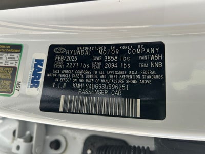 2025 Hyundai Elantra SEL Convenience