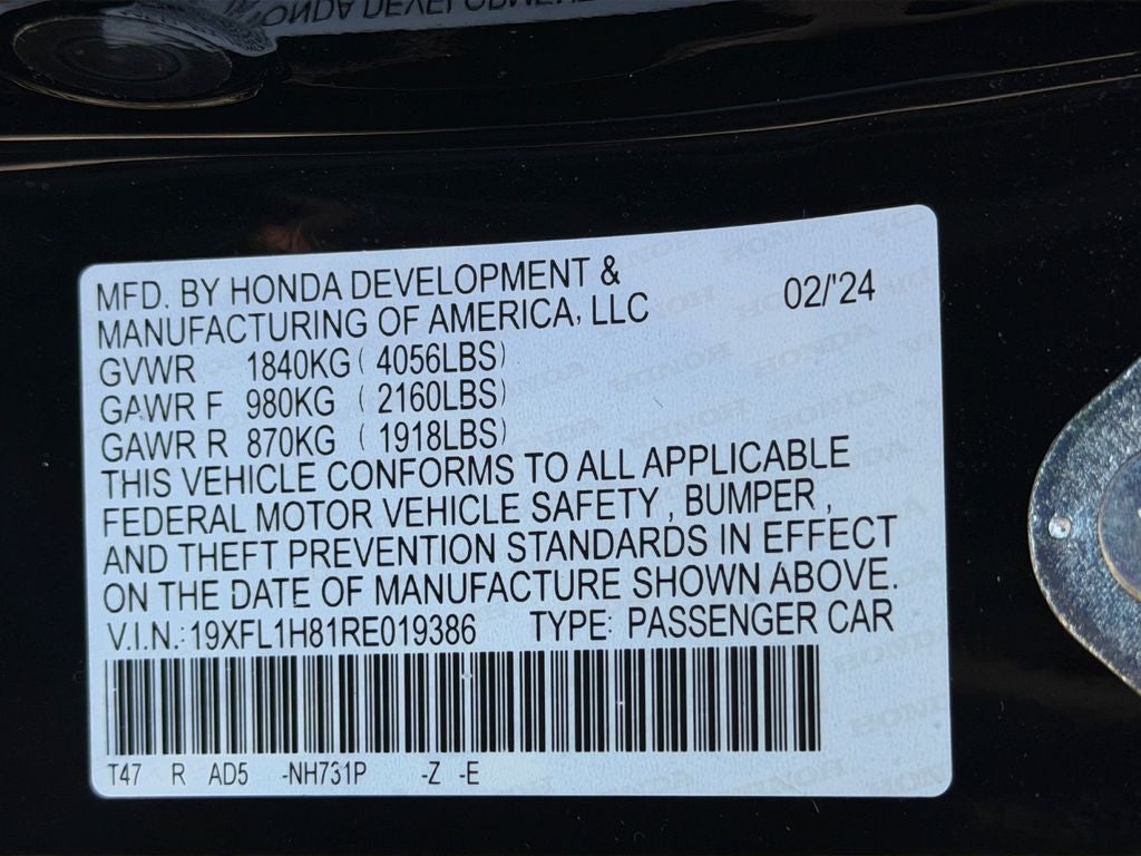 2024 Honda Civic Sport Touring