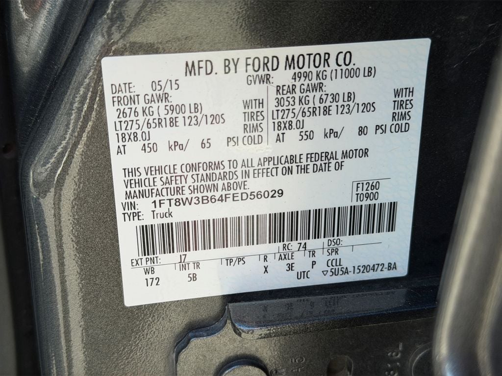 2015 Ford F-350SD Lariat