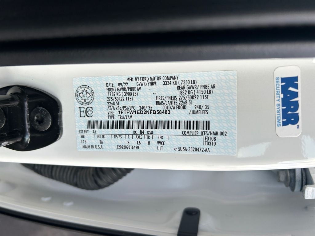 2022 Ford F-150 Limited Hybrid