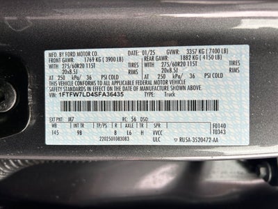2025 Ford F-150 Platinum
