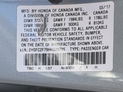 2017 Honda Civic EX