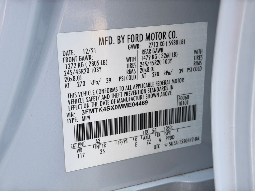 2021 Ford Mustang Mach-E GT