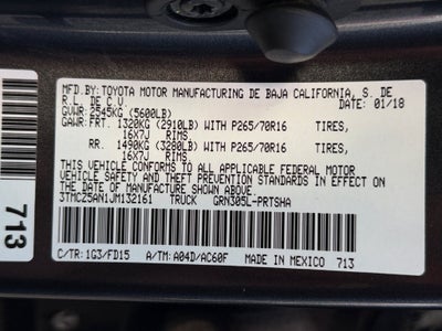 2018 Toyota Tacoma TRD Off-Road V6