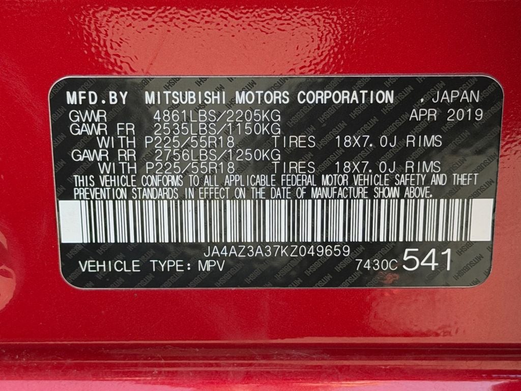 2019 Mitsubishi Outlander SE