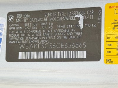 2012 BMW 3 Series 328i xDrive
