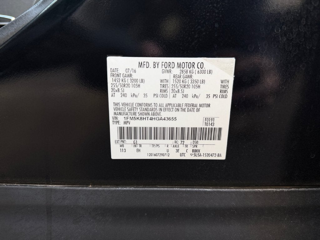 2017 Ford Explorer Platinum