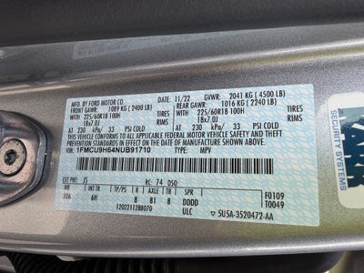 2022 Ford Escape SEL