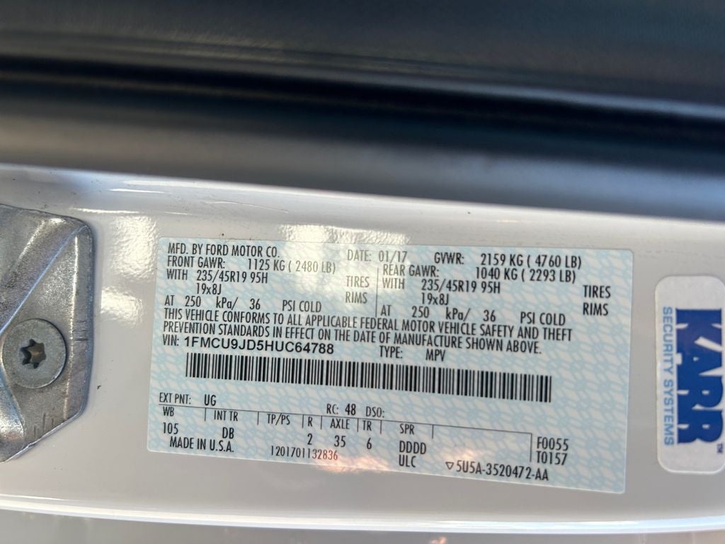 2017 Ford Escape Titanium