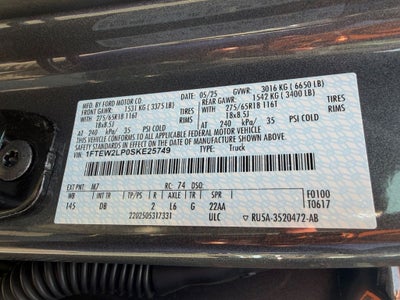 2025 Ford F-150 STX GOLD CERTIFIED PRE-OWNED