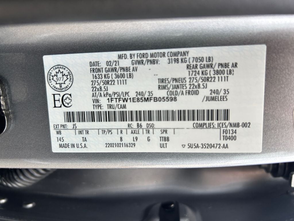 2021 Ford F-150 Limited