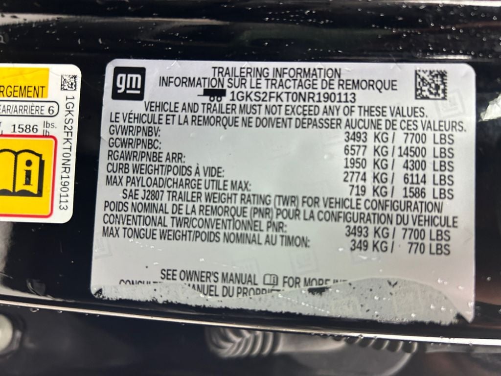 2022 GMC Yukon XL SLE