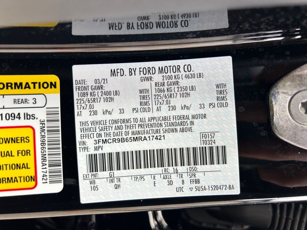 2021 Ford Bronco Sport Big Bend