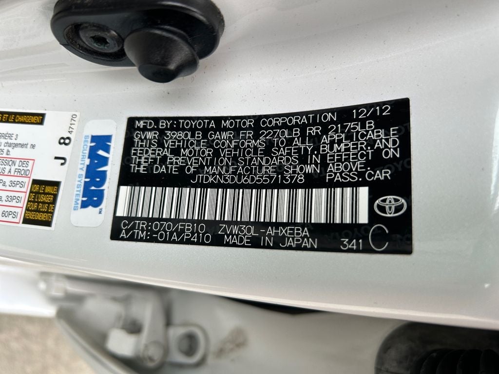 2013 Toyota Prius Two