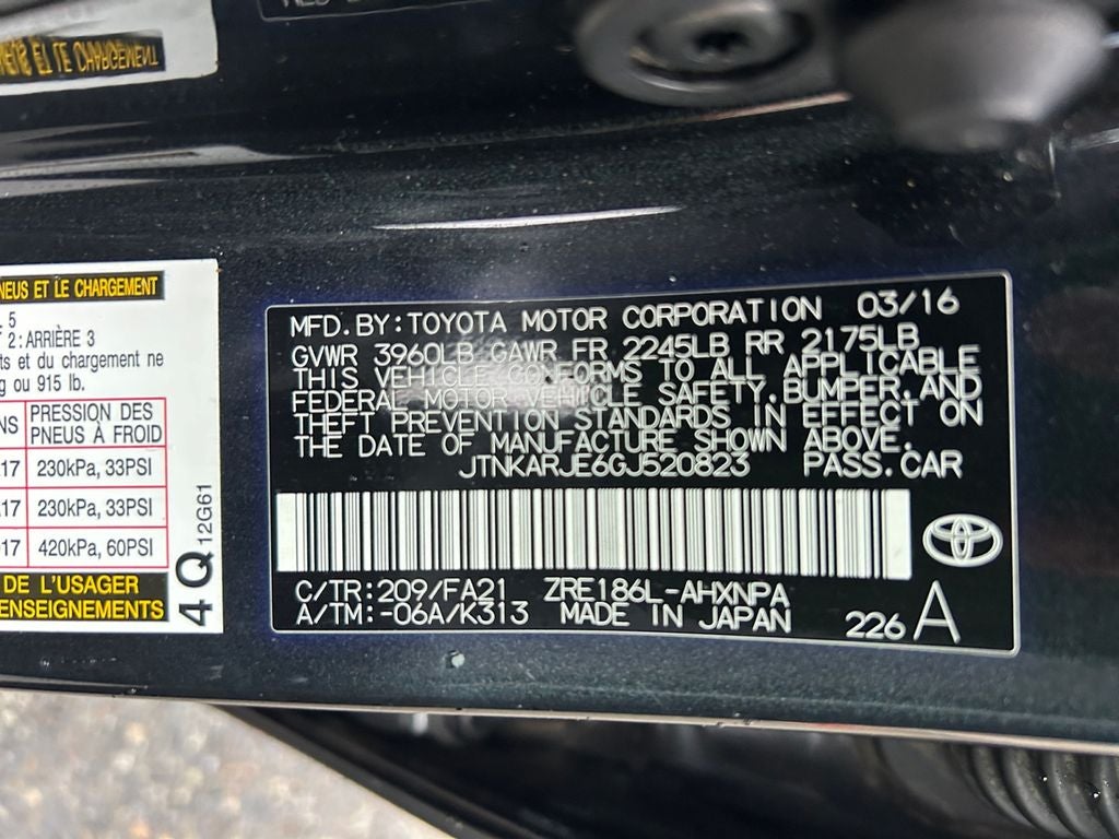 2016 Scion iM Base