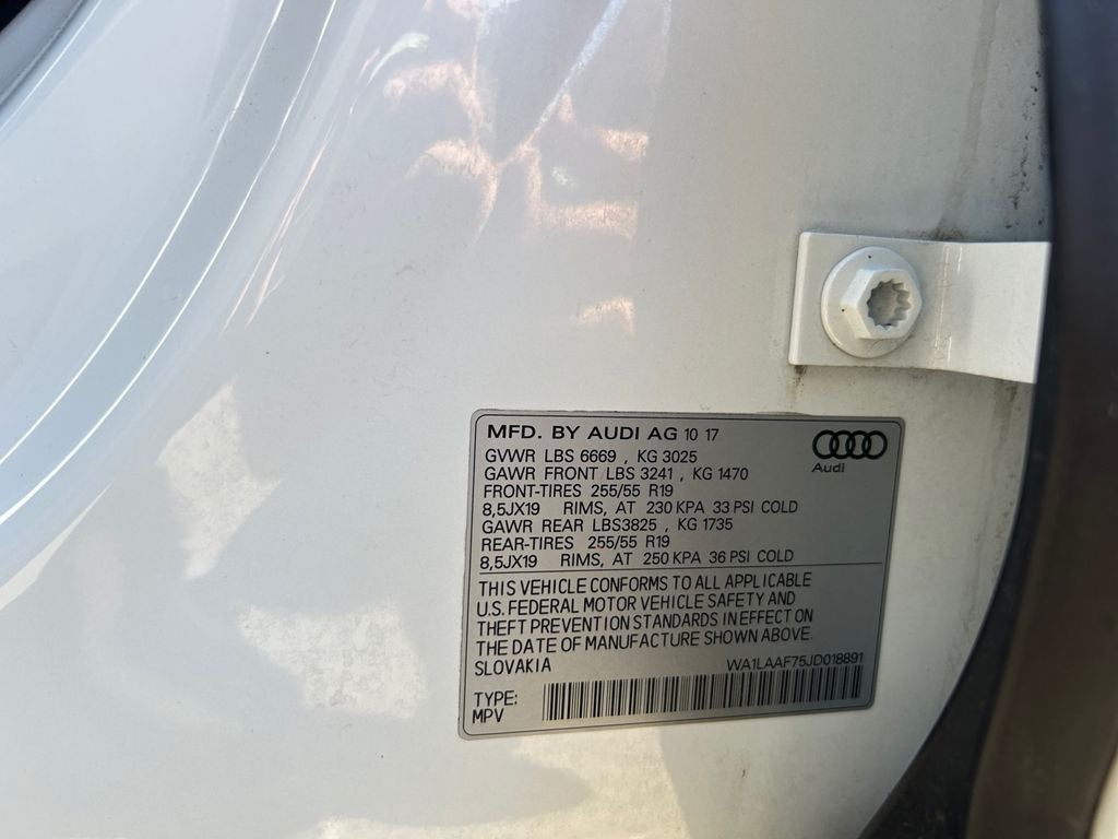 2018 Audi Q7 3.0T Premium Plus quattro