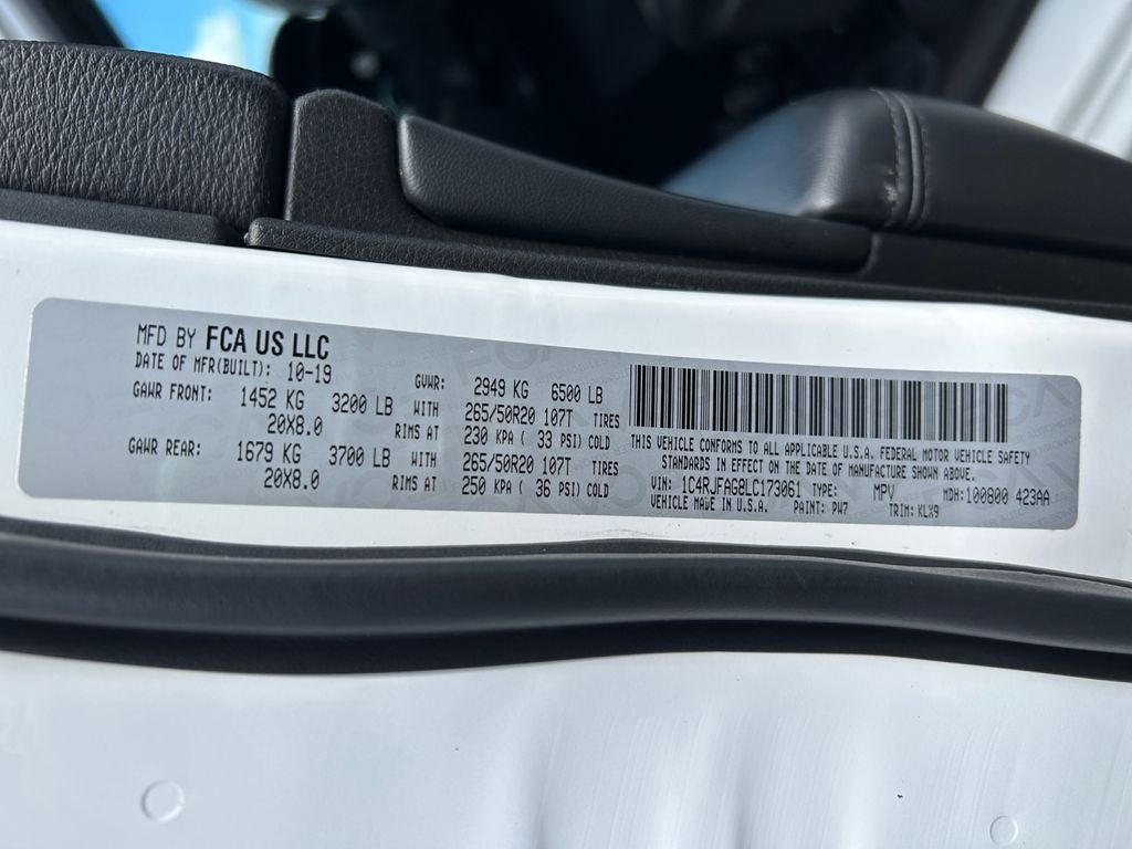 2020 Jeep Grand Cherokee Altitude