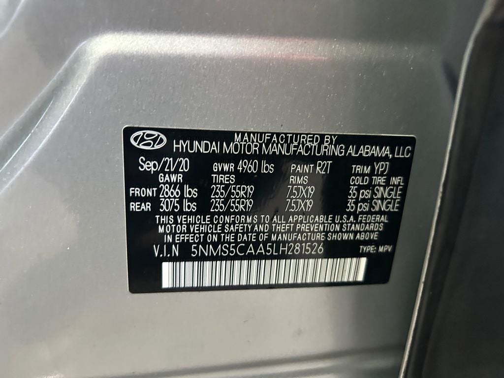 2020 Hyundai Santa Fe Limited