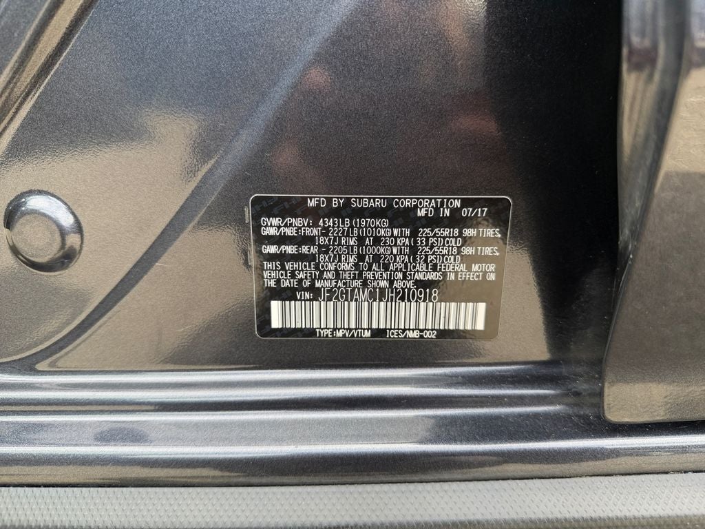2018 Subaru Crosstrek 2.0i Limited