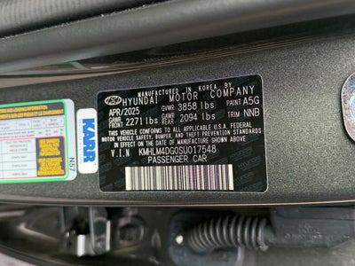 2025 Hyundai Elantra SEL Sport