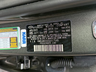 2025 Hyundai Elantra SEL Sport