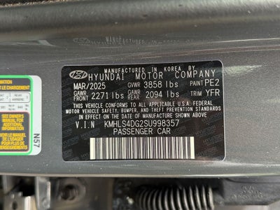 2025 Hyundai Elantra SEL Convenience