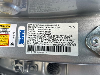 2024 Honda Accord Hybrid Sport-L