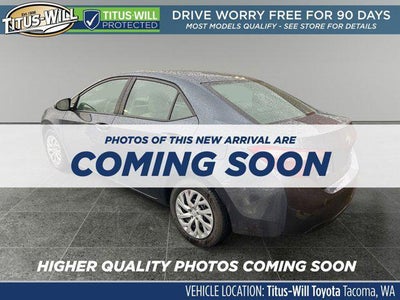 2017 Toyota COROLLA LE