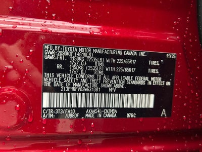 2025 Toyota RAV4 XLE