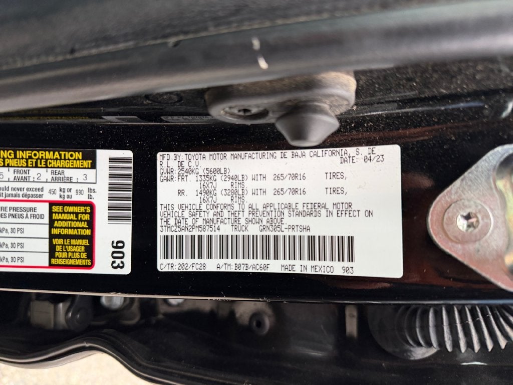 2023 Toyota Tacoma Trail Edition V6