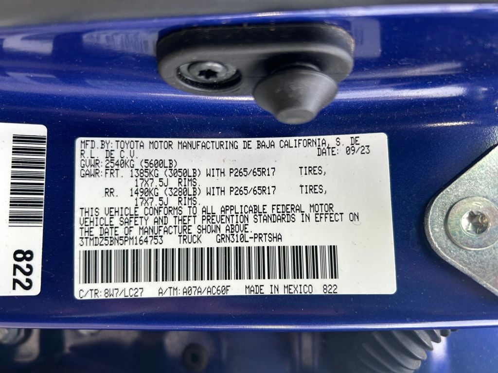 2023 Toyota TACOMA TRD SPORT TRD Sport V6