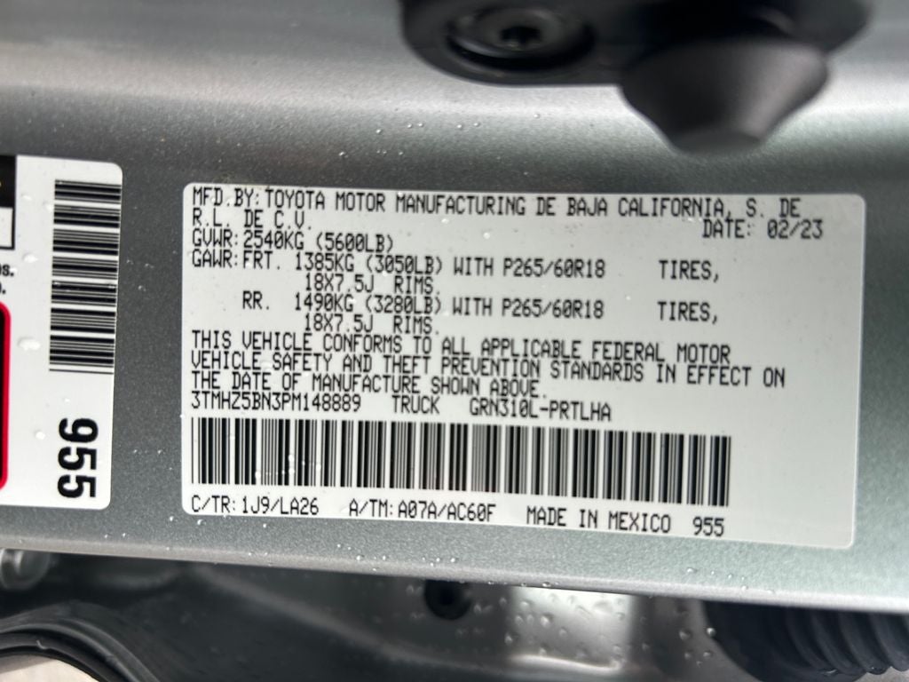 2023 Toyota Tacoma Limited V6