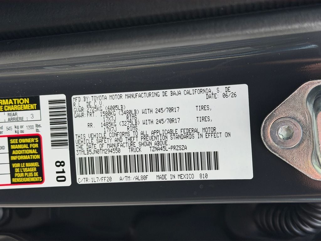 2026 Toyota Tacoma SR5