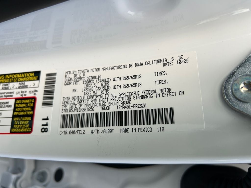 2025 Toyota Tacoma TRD Sport