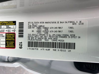 2026 Toyota Tacoma SR5